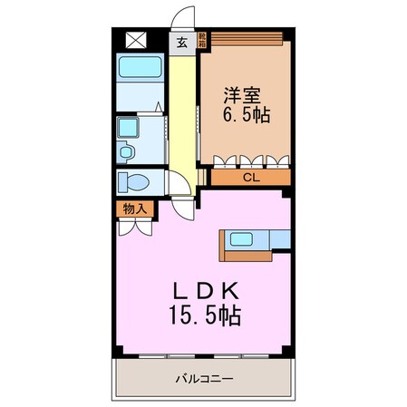 アイリス大鐘の物件間取画像